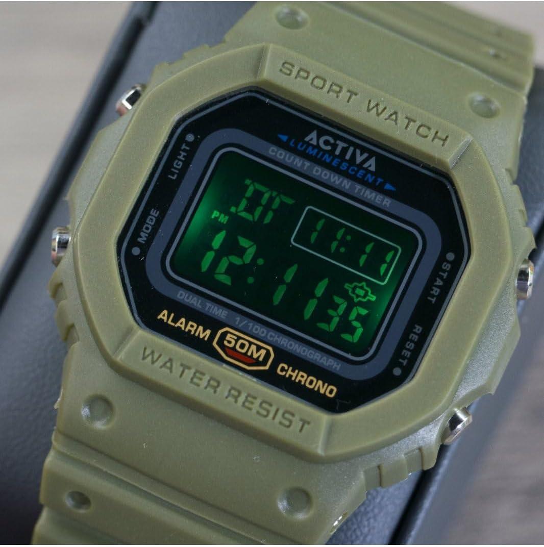 image:imageInvicta Digital Essentials Digital Watch Army Green Black