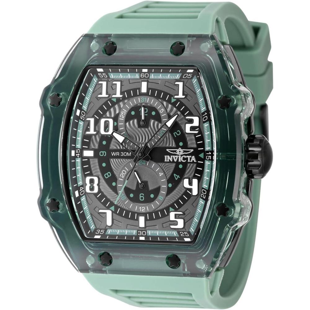 image:imageInvicta Racing Men 485mm dial VH61 QuartzGreen  Dark Grey