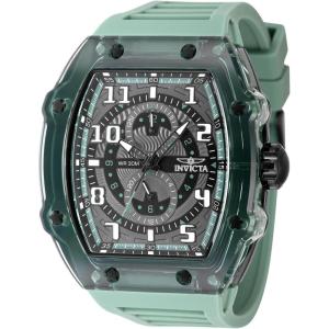 Invicta Racing Men 48.5mm dial VH61 Quartz(Green  Dark Grey)