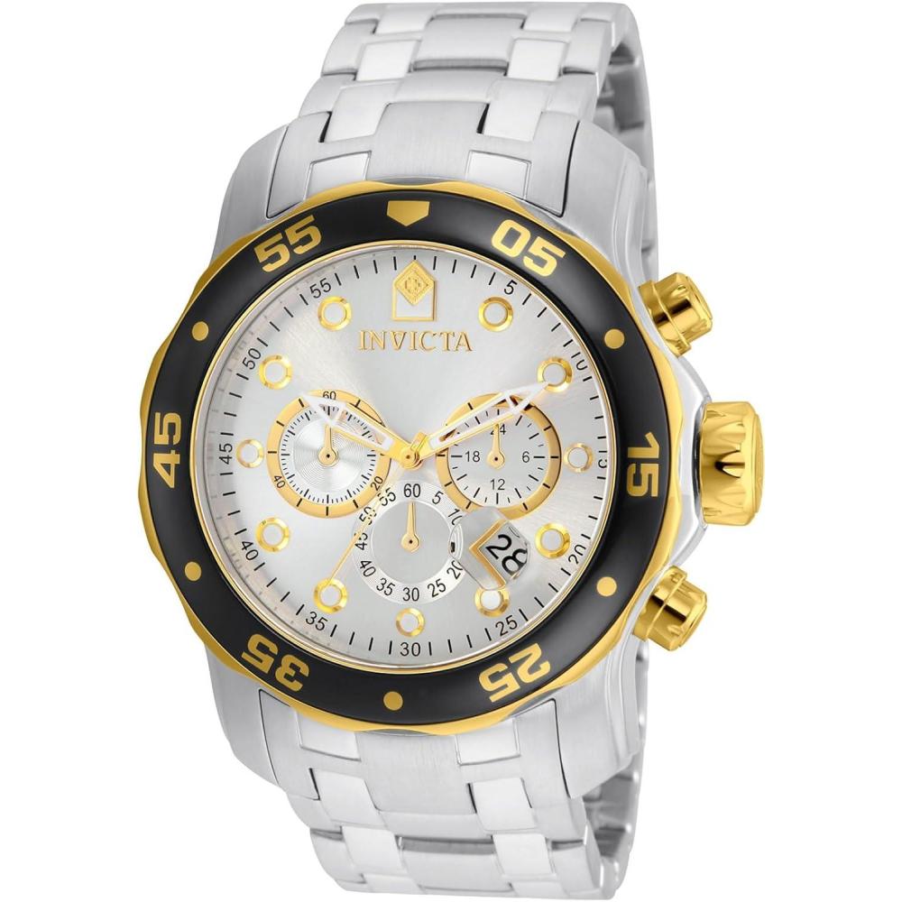 image:imageInvicta Mens 80040 Pro Diver Analog Display Swiss Quartz Silver Watch
