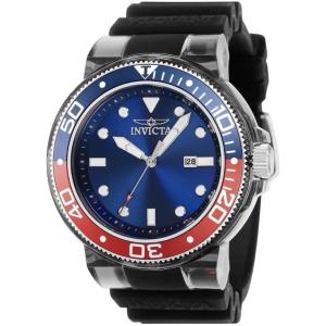 Invicta Men’s Pro Diver 51.5mm Silicone Quartz Watch, Black (Model: 38883)