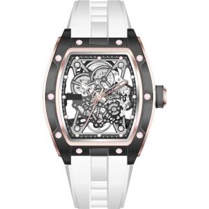 Invicta S1 Rally Men 42mm Stainless Steel + Aluminum Rose Gold + Black + White Black dial MG10 Automatic
