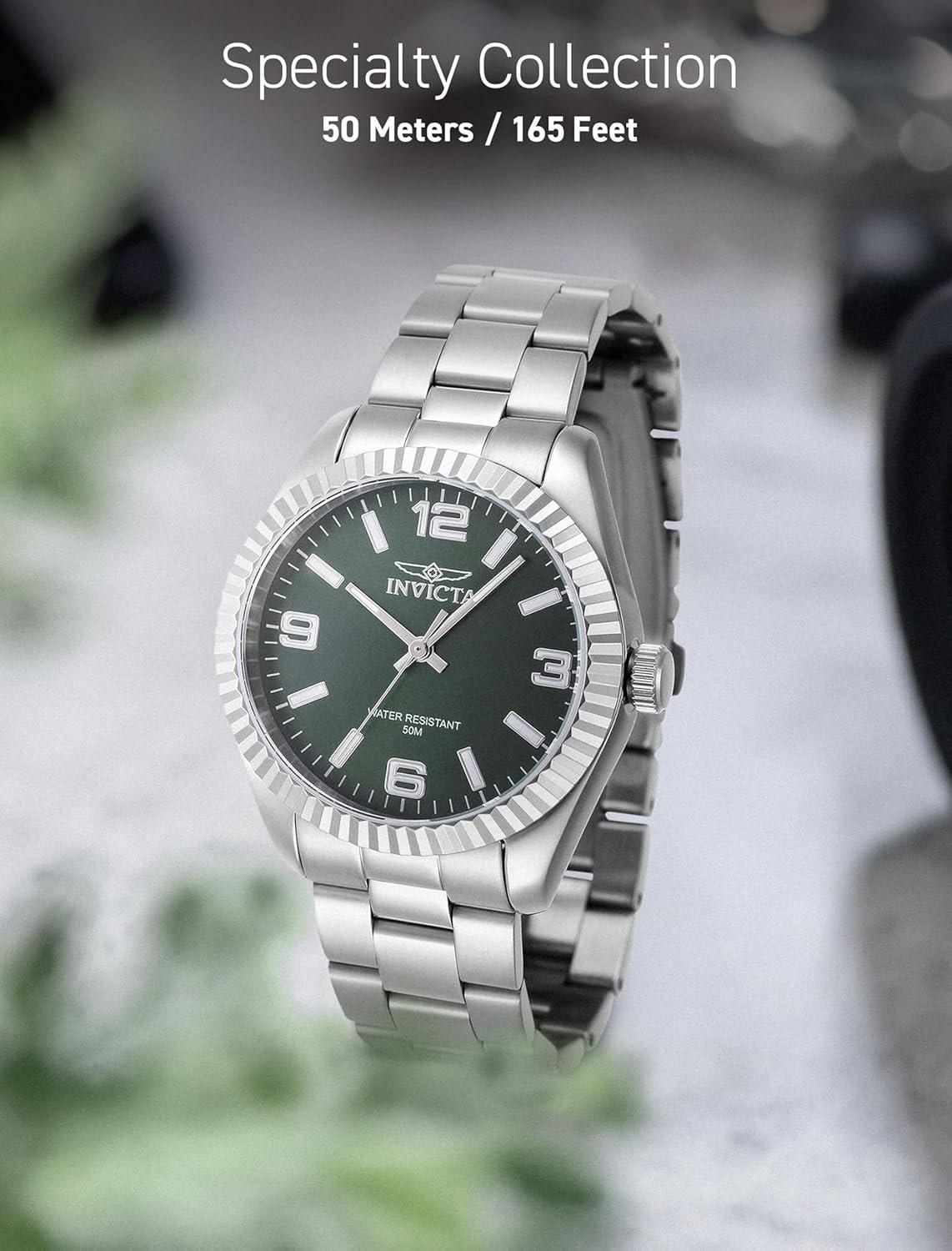 image:imageInvicta Specialty Lady 36mm Stainless Steel Steel Green dial PC21 Quartz