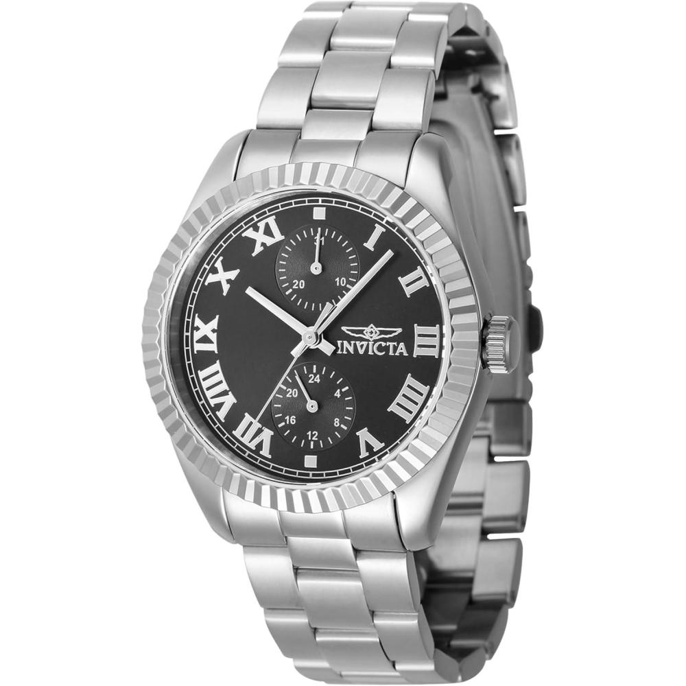 image:imageInvicta Specialty 47434 Womens Watch Waterproof Analogue Quartz Movement Stainless Steel with Black dial 36mm