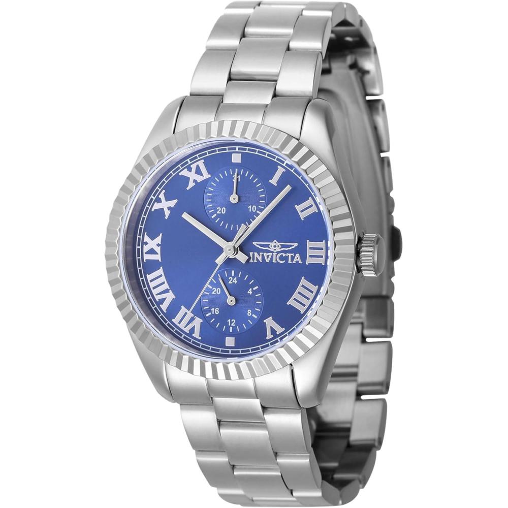 image:imageInvicta Specialty 47437 Womens Watch  Waterproof  Analogue  Quartz Movement  Stainless Steel with Blue dial  36mm
