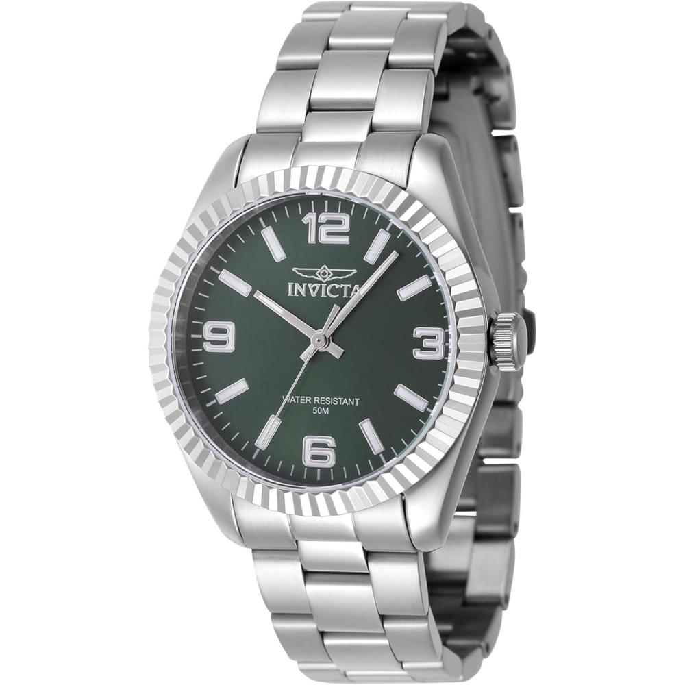 image:imageInvicta Specialty Lady 36mm Stainless Steel Steel Green dial PC21 Quartz