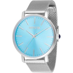 Invicta Angel Lady 38mm Stainless Steel Steel Light Blue dial PC21J Quartz