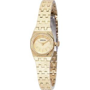 Invicta Mini Lady 19mm Stainless Steel Gold Gold dial VC00 Quartz