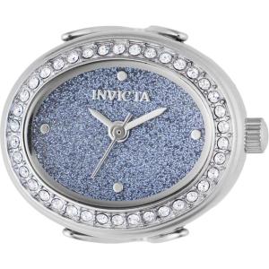 Invicta Mini Lady Ring 24mm Stainless Steel Steel Blue dial PC11 Quartz