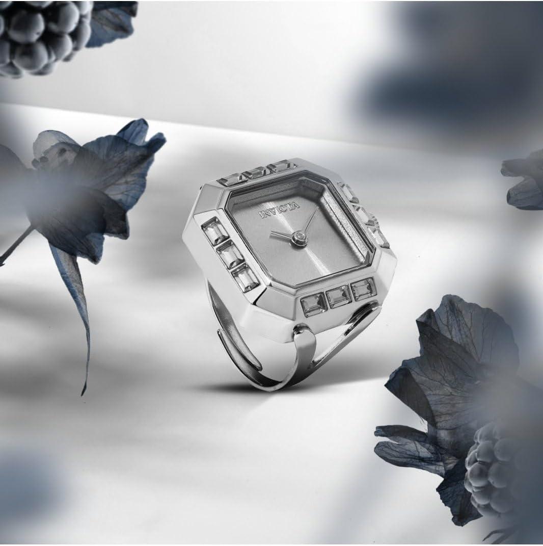 image:imageInvicta Mini Ring Watch Lady 215mm Stainless Steel Steel Silver dial PC20S Quartz