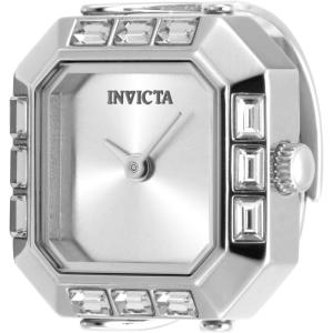 Invicta Mini Ring Watch Lady 21.5mm Stainless Steel Steel Silver dial PC20S Quartz