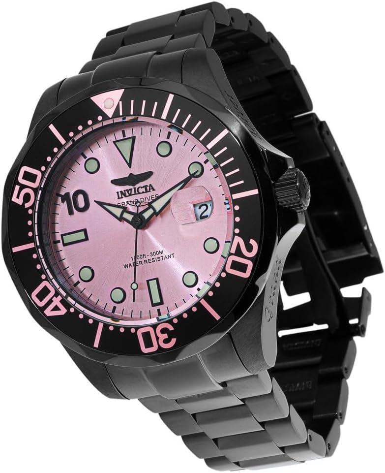 image:imageInvicta Pro Diver Automatic Pink Dial Mens Watch 47187
