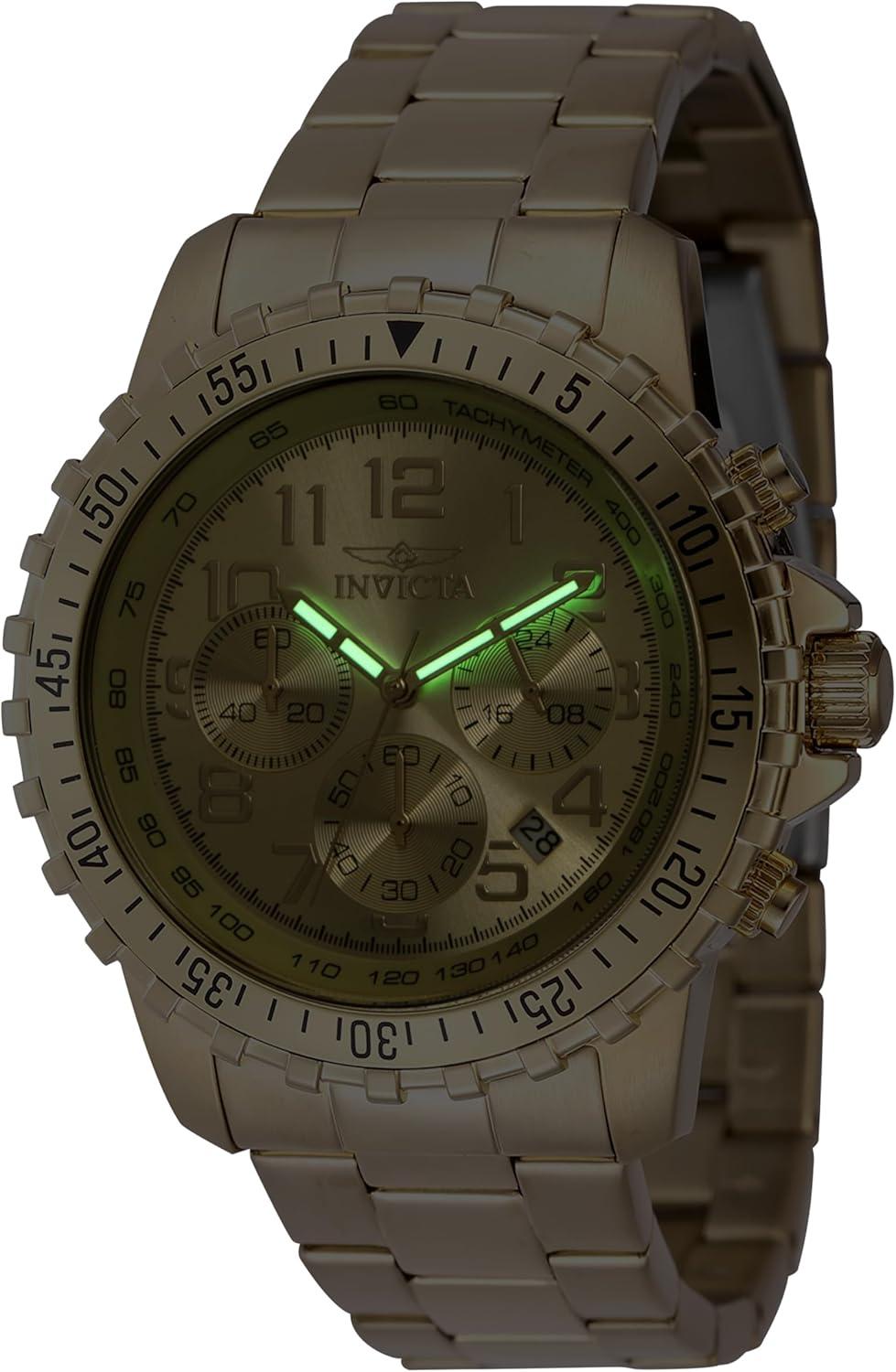 image:imageInvicta Pro Diver Men 43mm Stainless Steel Gold Gold dial PC32 Quartz