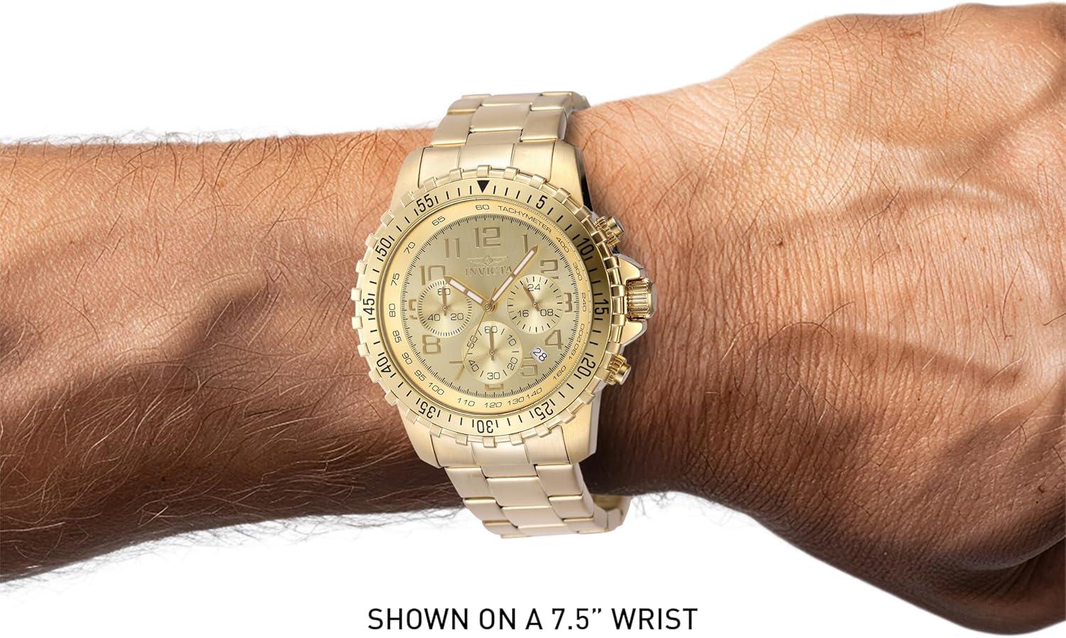 image:imageInvicta Pro Diver Men 43mm Stainless Steel Gold Gold dial PC32 Quartz