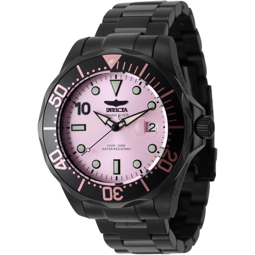 image:imageInvicta Pro Diver Automatic Pink Dial Mens Watch 47187