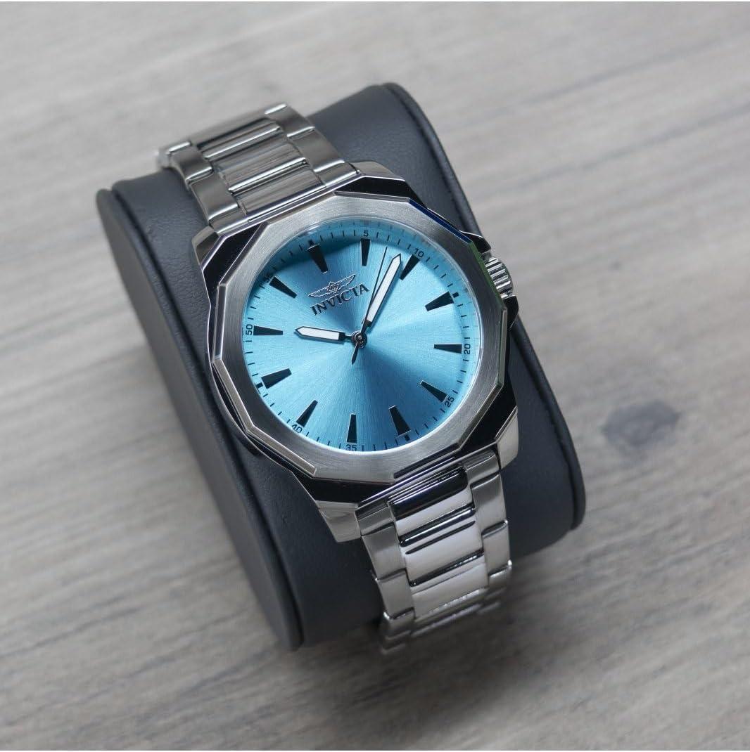 image:imageInvicta Speedway Men 42mm Stainless Steel Steel Light Blue dial PC21J Quartz