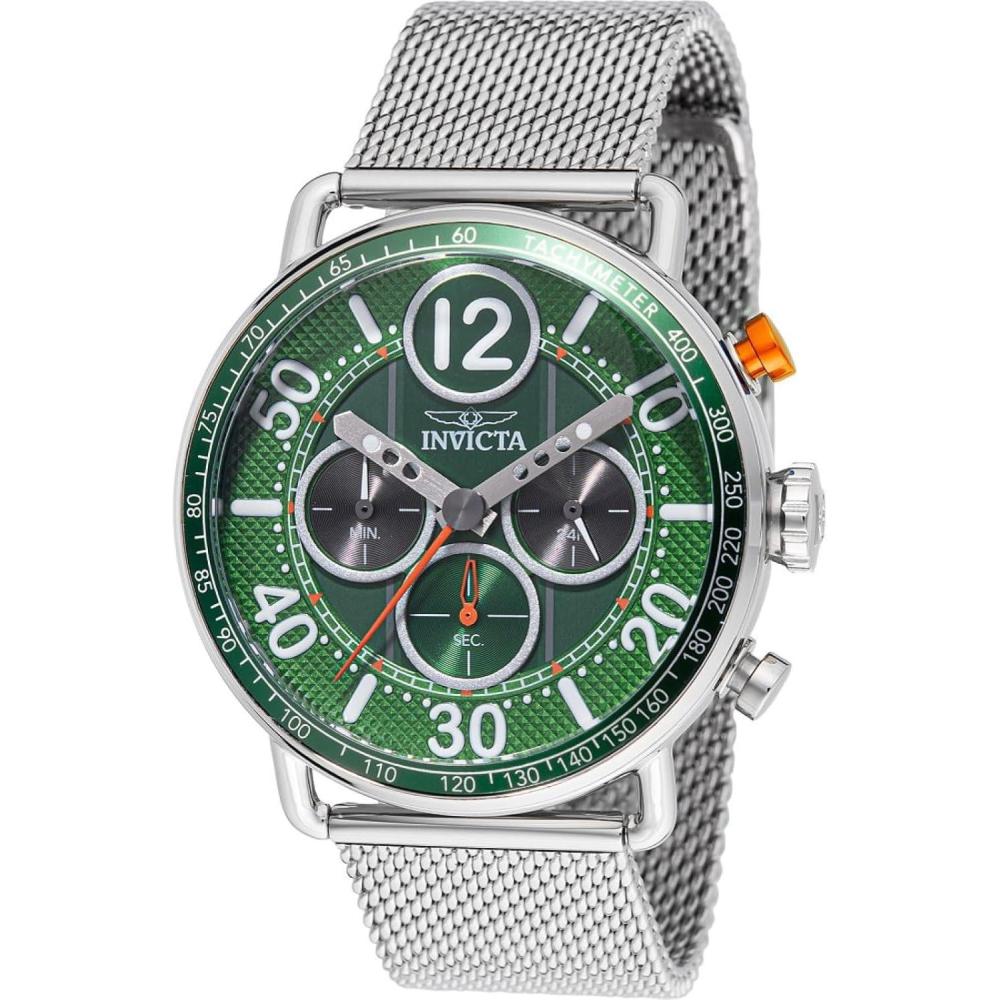 image:imageInvicta Speedway Chronograph GMT Quartz Green Dial Mens Watch 49373