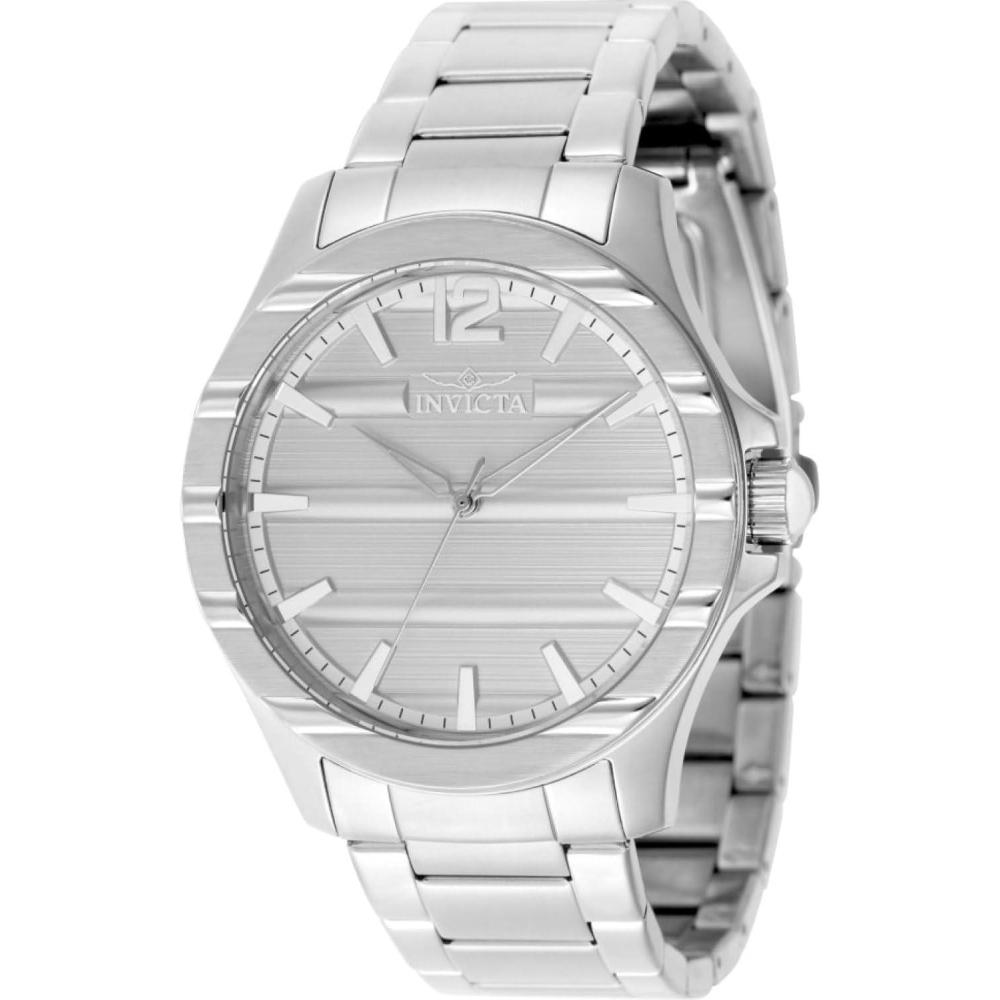 image:imageInvicta Speedway Men 43mm Stainless Steel Steel Silver dial PC21 Quartz