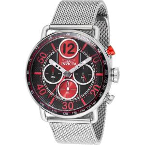 Invicta Speedway Chronograph GMT Quartz Red Dial Men’s Watch 49372
