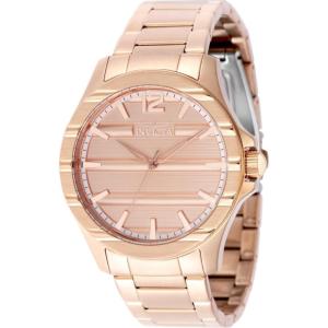 Invicta Speedway Men 43mm Stainless Steel Rose Gold Rose Gold dial PC21 Quartz