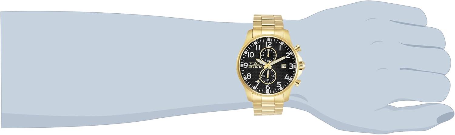 image:imageInvicta Mens 0382 II Collection 18k GoldPlated Stainless Steel Watch