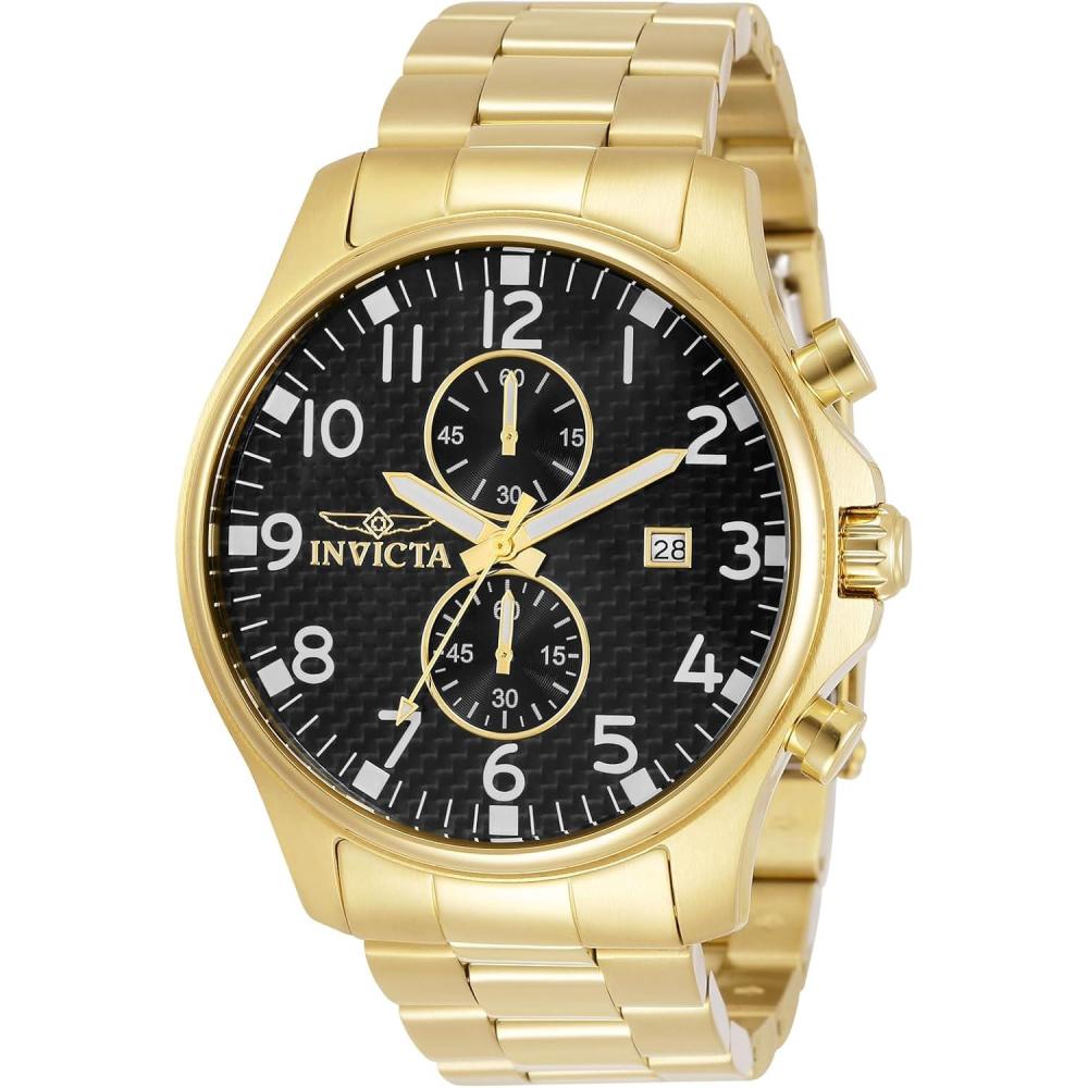 image:imageInvicta Mens 0382 II Collection 18k GoldPlated Stainless Steel Watch