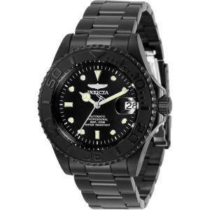 Invicta Men’s 33052 Pro Diver Automatic 3 Hand Black Dial Watch