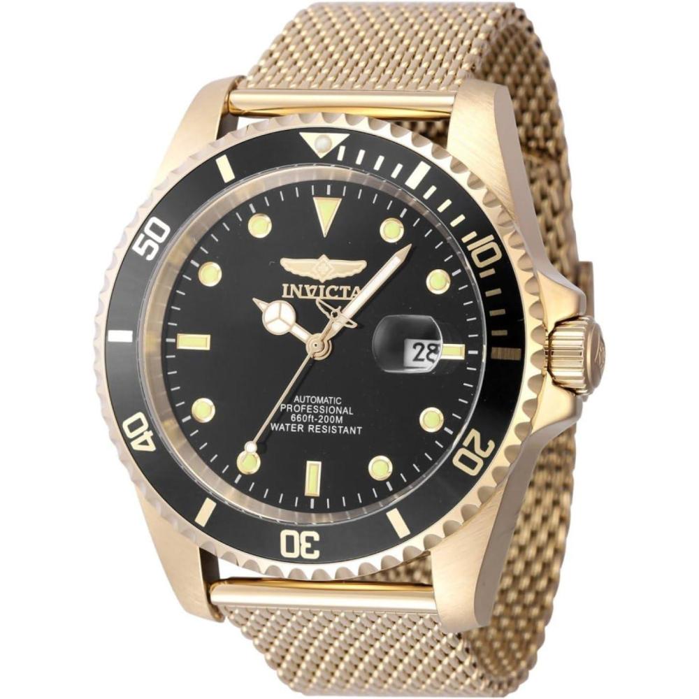 image:imageInvicta Pro Diver Men 47mm Stainless Steel Gold Black dial 8215 Automatic