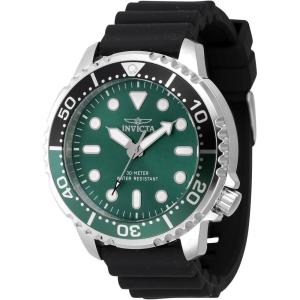 Invicta Pro Diver Men 48mm Stainless Steel Steel Green dial PC21J Quartz