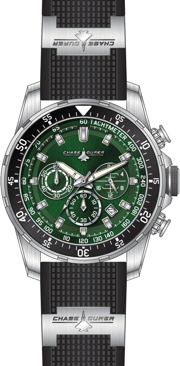 image:imageInvicta Chase Durer Conquest Elite Men 4600mm Stainless Steel Aluminum Black Steel Green dial VD53 Quartz