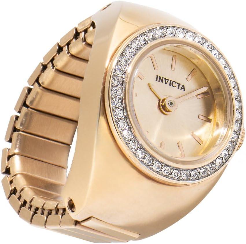 image:imageInvicta Mini Lady Ring 165mm Stainless Steel Gold Gold dial VC00 Quartz