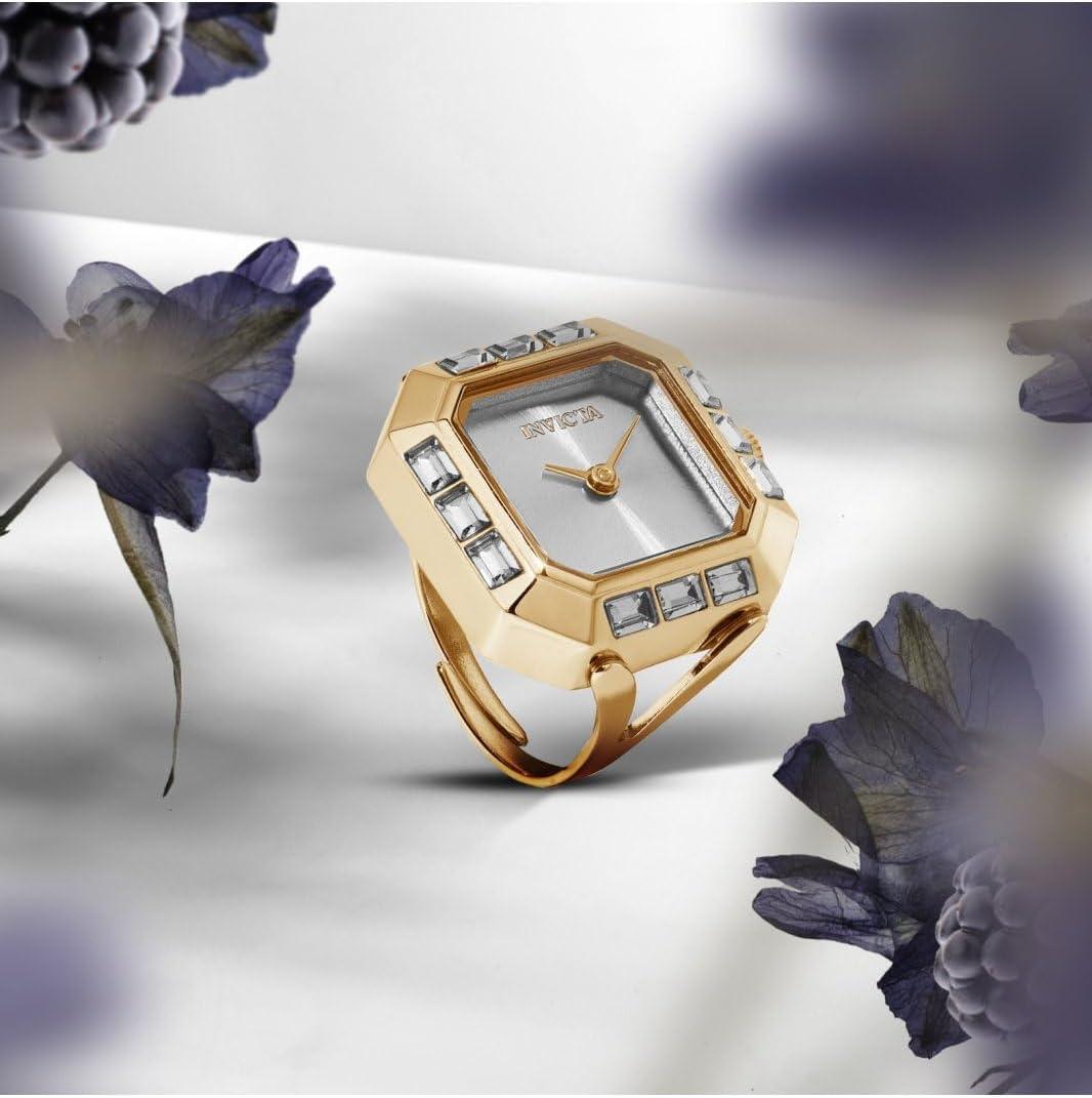 image:imageInvicta Mini Lady Ring 215mm Stainless Steel Gold Silver dial PC20S Quartz