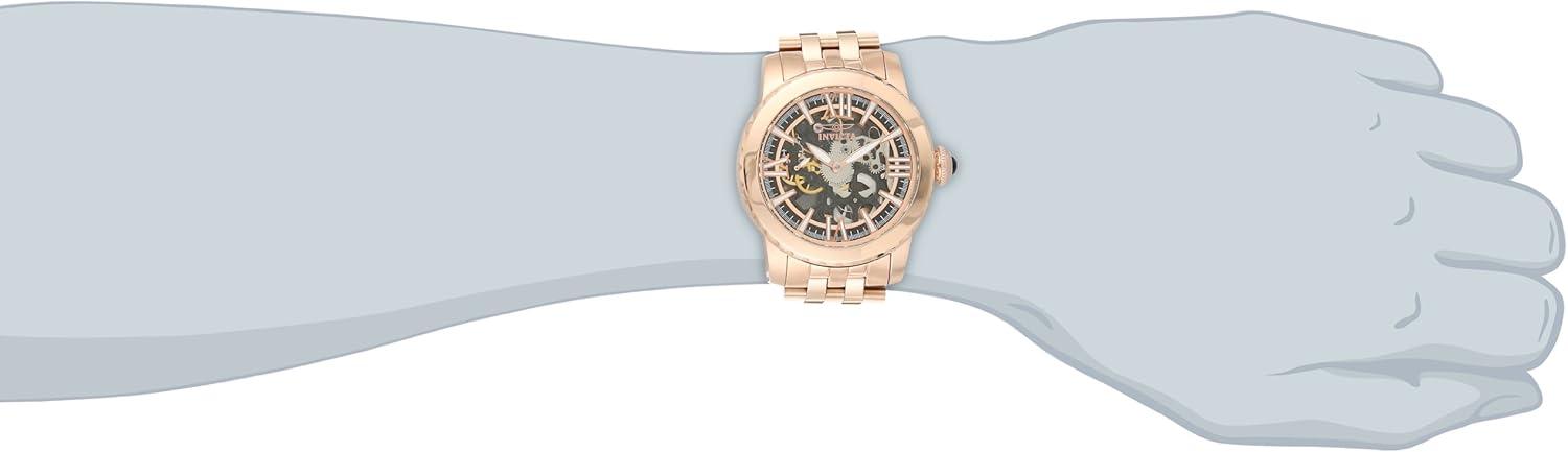 image:imageInvicta Mens 14553 Specialty Analog Display Mechanical Hand Wind Rose Gold Watch