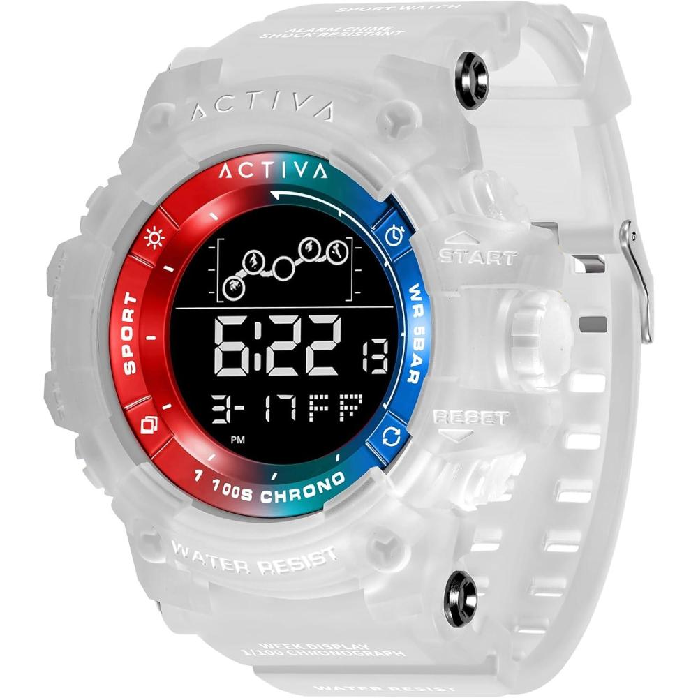image:imageInvicta Activa Digital Essentials Unisexs Digital WatchWhite