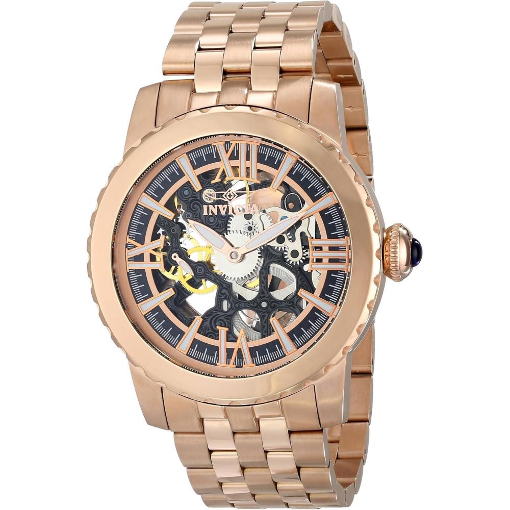 image:imageInvicta Mens 14553 Specialty Analog Display Mechanical Hand Wind Rose Gold Watch