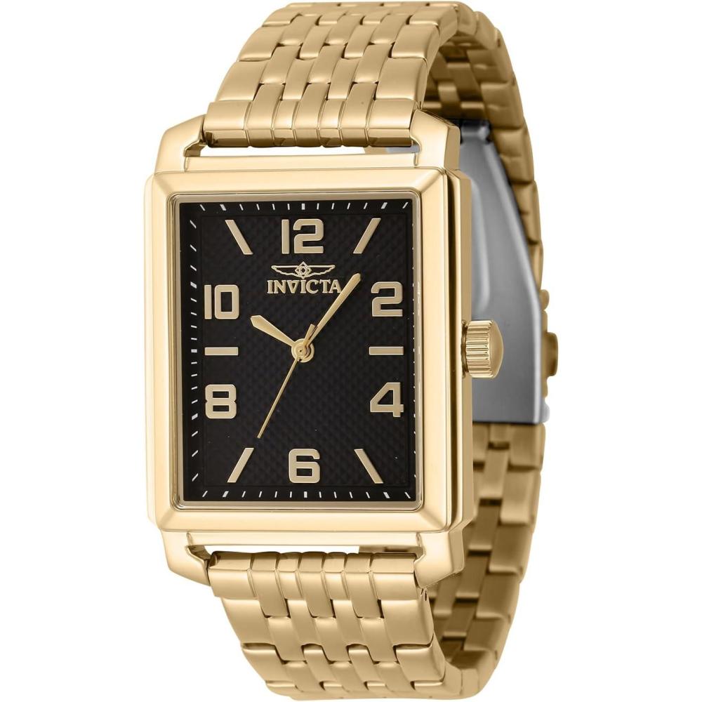 image:imageInvicta Mens Vintage 335mm Stainless Steel Quartz Watch Gold Model 46660