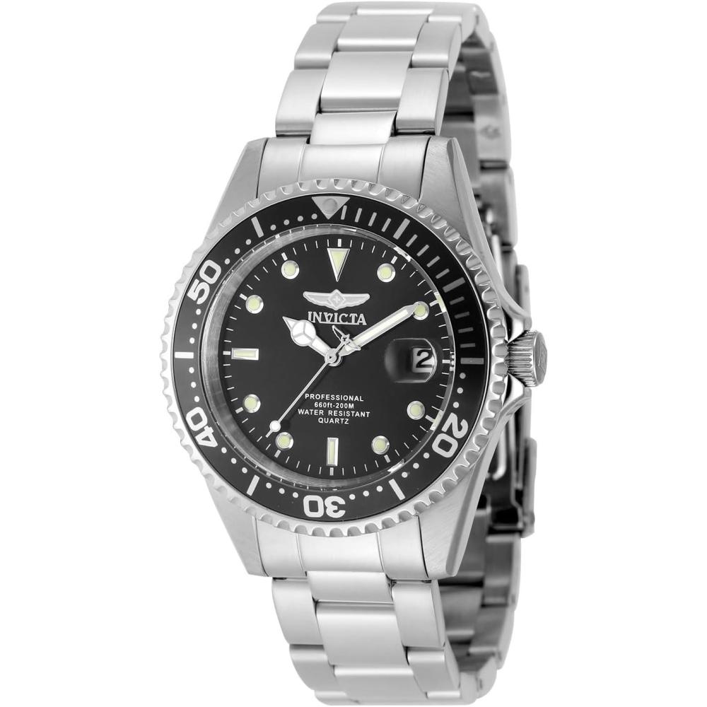 image:imageInvicta Pro Diver Men 375mm Stainless Steel Steel Black dial PC32 Quartz