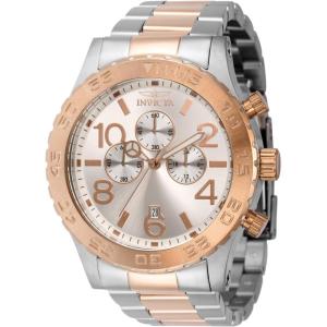Invicta Specialty Men 50mm Stainless Steel Silver Silver dial VD52 Quartz