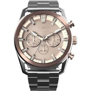Invicta Speedway Men 45.00mm Stainless Steel Rose Gold + Steel Rose Gold dial VD54 Quartz