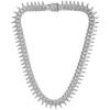 image:imageInvicta 80857 Element Silver Stainless Steel Iced Out Cuban Chain Mens Necklace