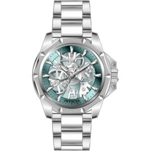 Invicta Objet D Art Men 44mm Stainless Steel Steel Tiffany Blue dial PC21 Quartz