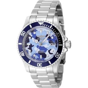 Invicta Pro Diver Men 40mm Stainless Steel Steel Blue+Camouflage dial PC32 Quartz