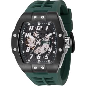 Invicta S1 Rally Men 44mm Stainless Steel Black + Steel Black+Dark Green dial NH70 Automatic