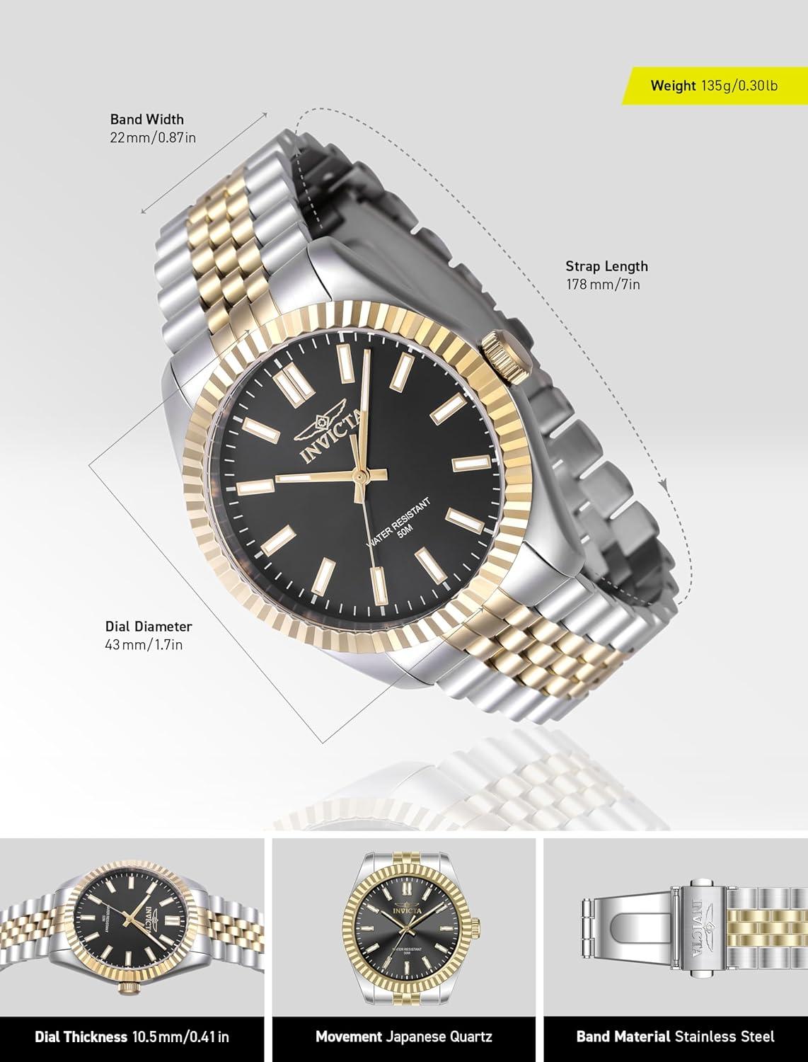 image:imageInvicta WatchBlackGold