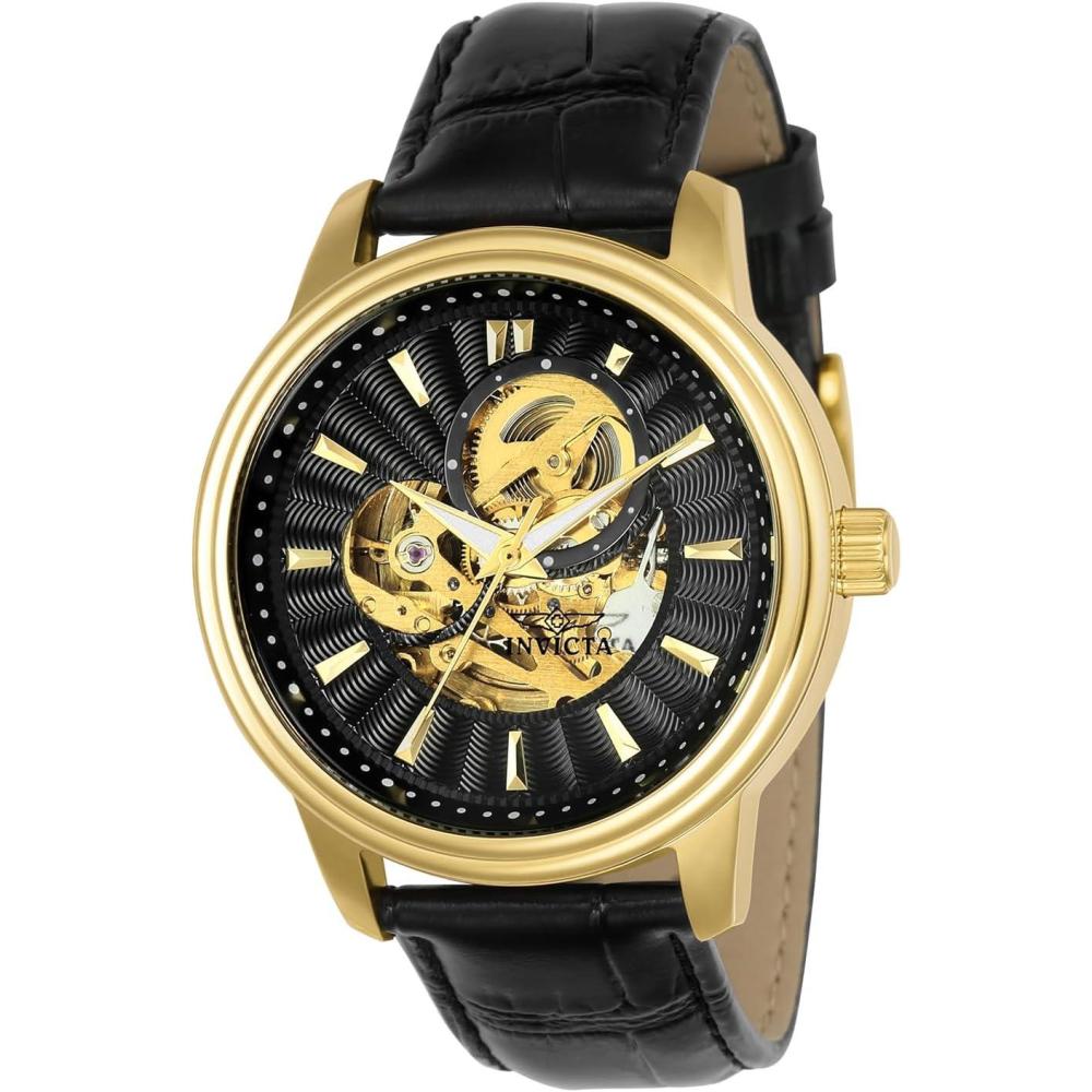 image:imageInvicta Mens 22578 Vintage Analog Display Automatic Self Wind Black Watch