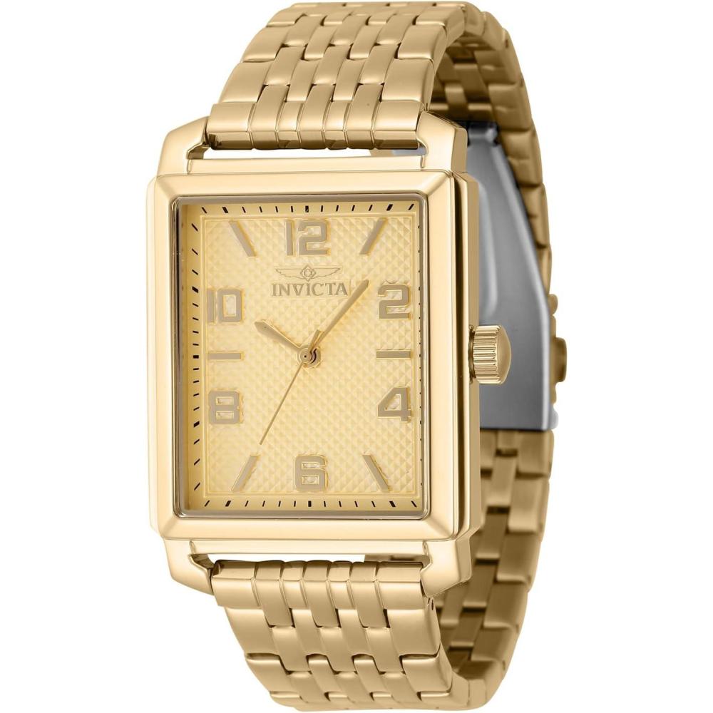 image:imageInvicta Mens Vintage 335mm Stainless Steel Quartz Watch Gold Model 46661