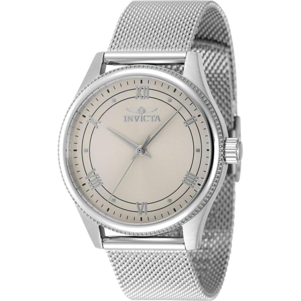 image:imageInvicta Womens 48486 Celestial Quartz 3 Hand Ivory Dial Watch