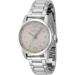 Invicta Women’s 48498 Celestial Quartz 3 Hand Ivory Dial Watch