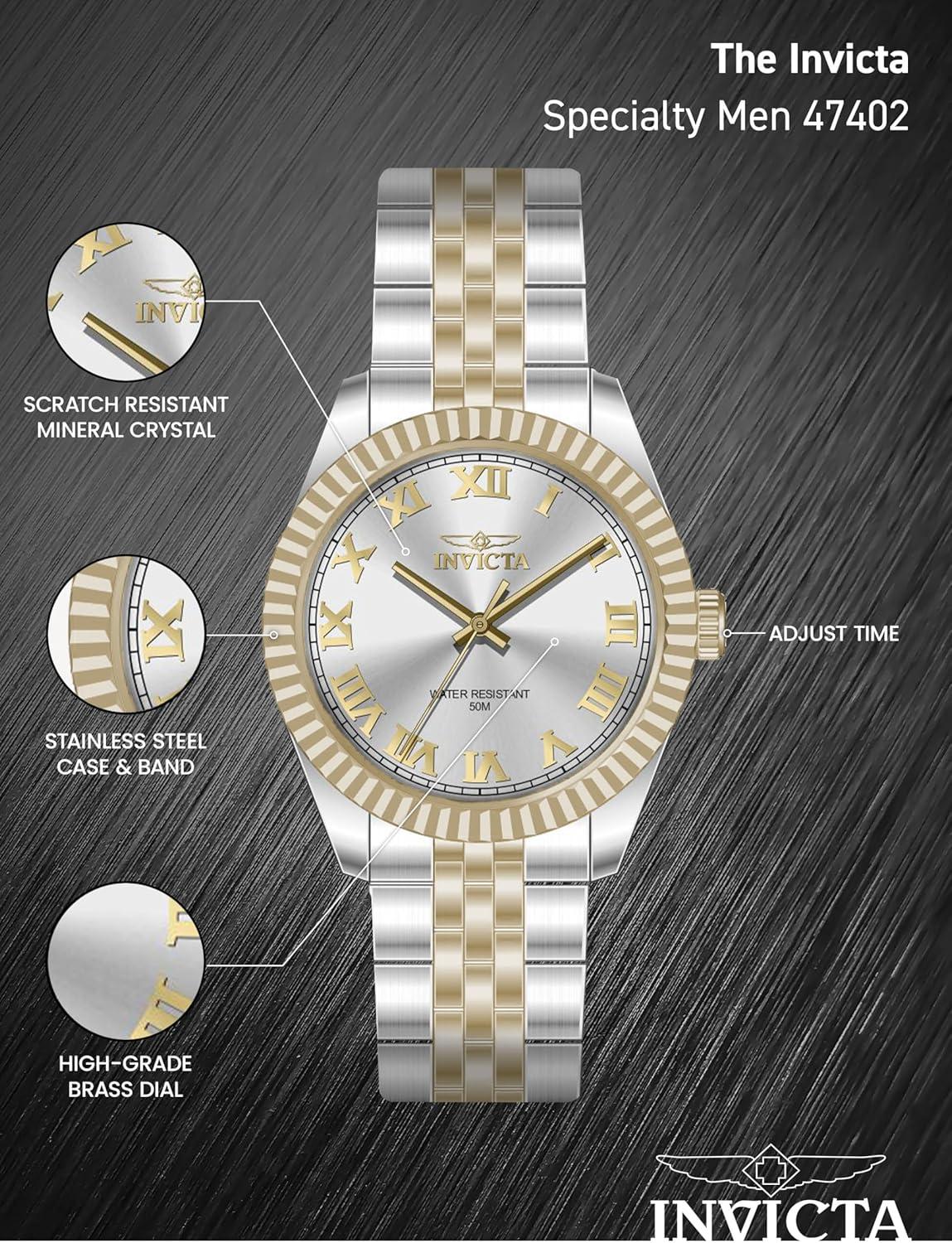 image:imageINVICTA WatchSilverGold