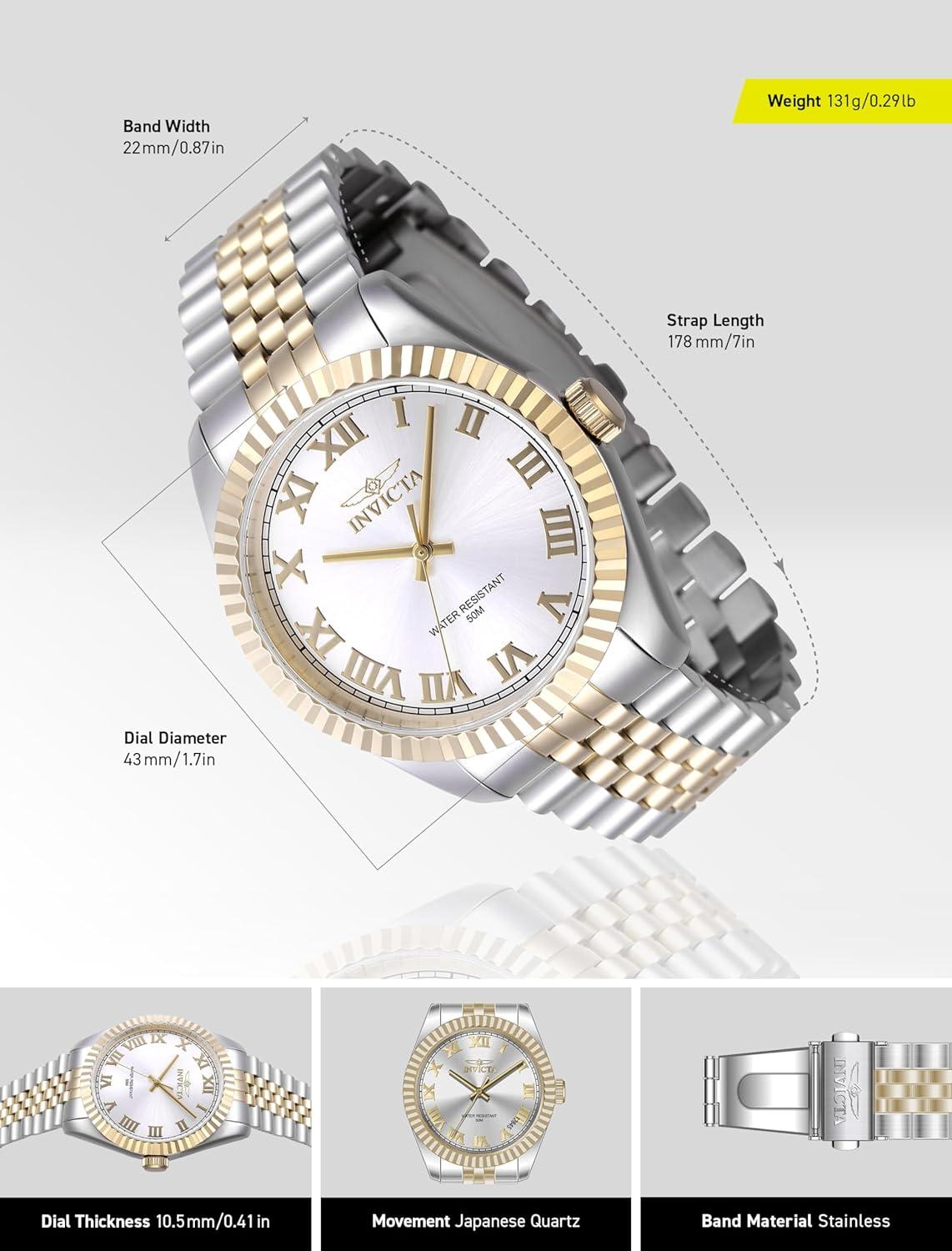 image:imageINVICTA WatchSilverGold